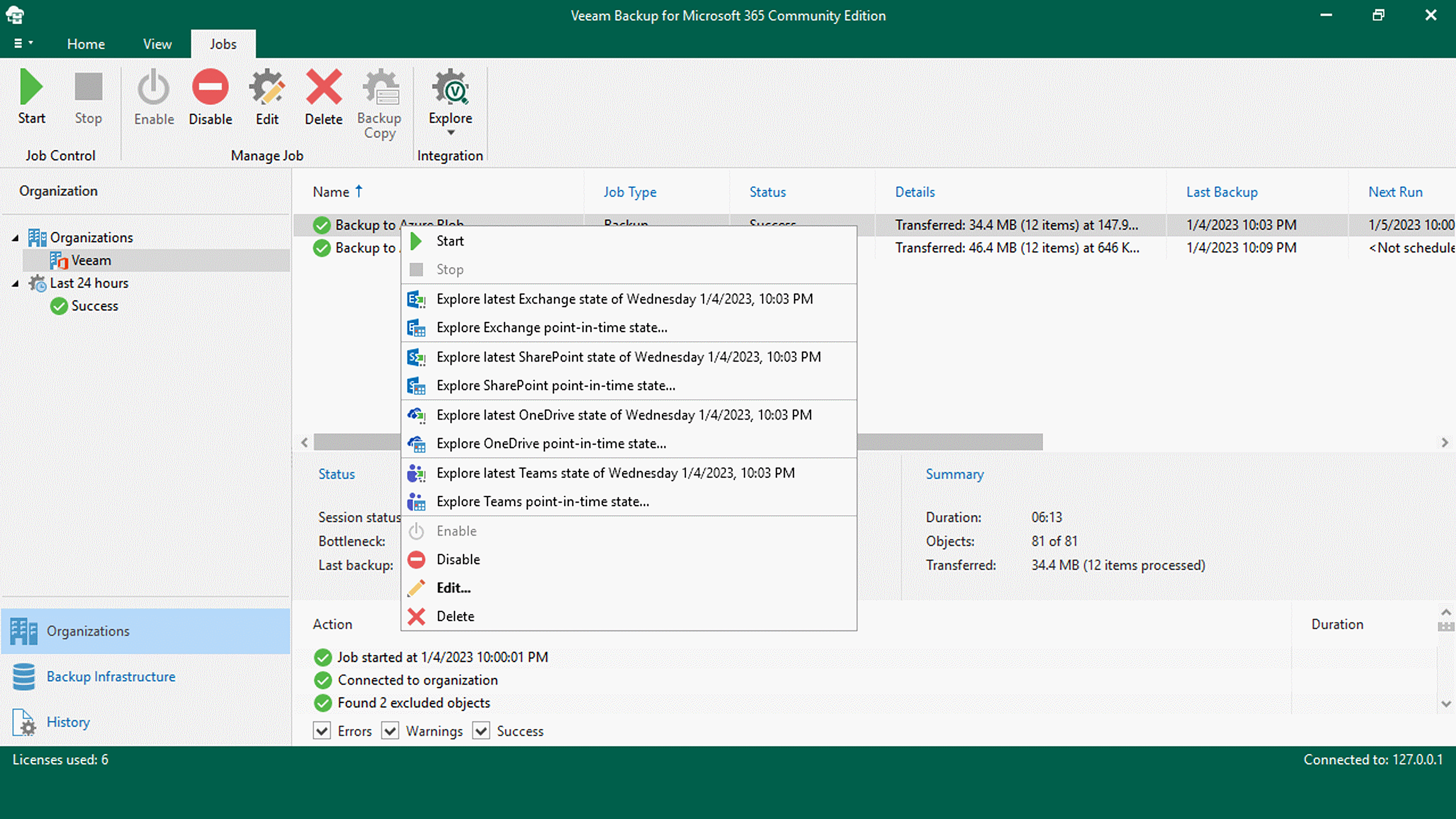 Veeam Backup for Microsoft 365