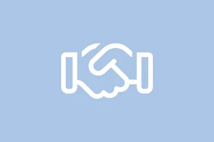 icon für gute Zusammenarbeit