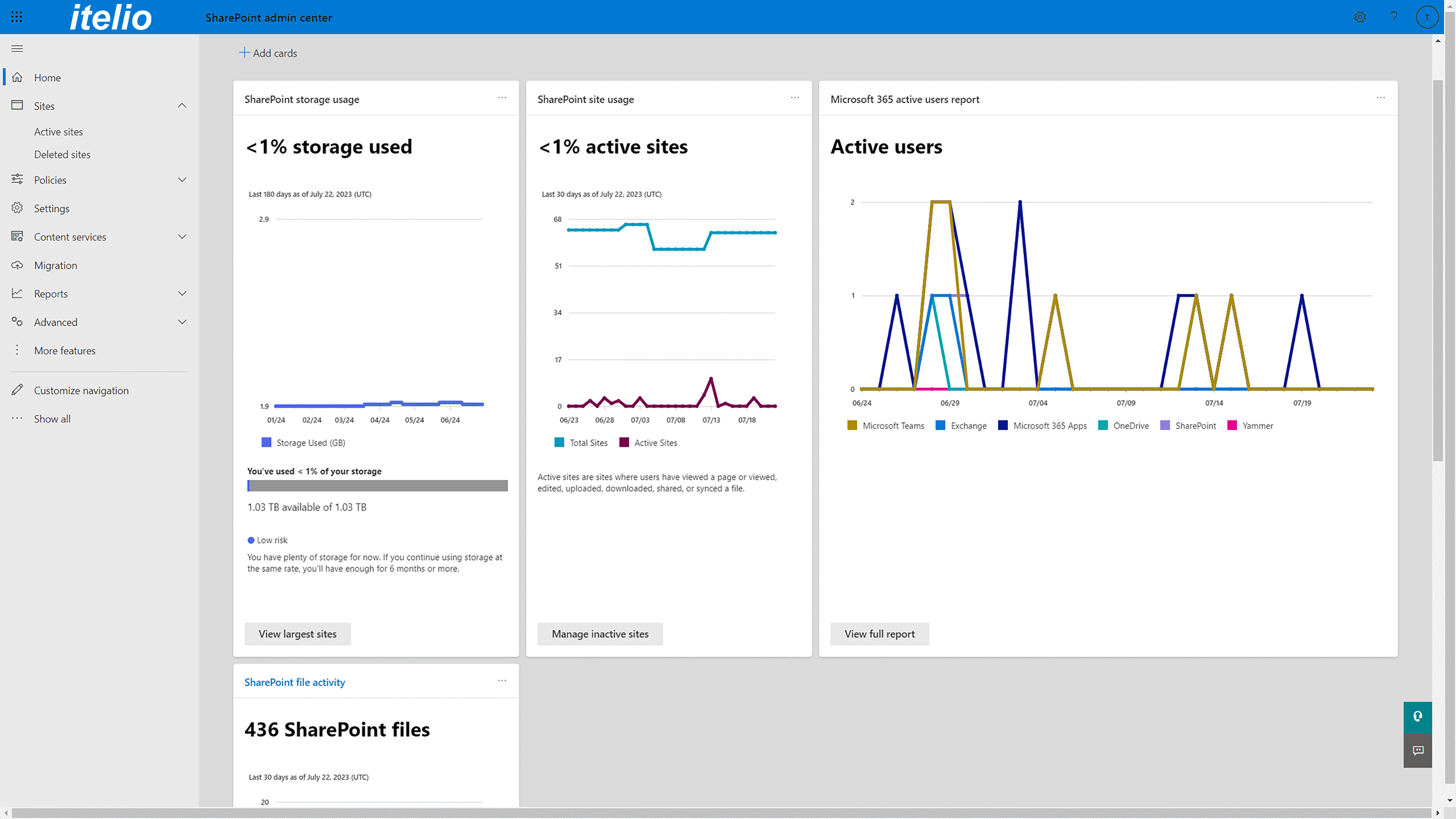 SharePoint Online file server migration screenshot