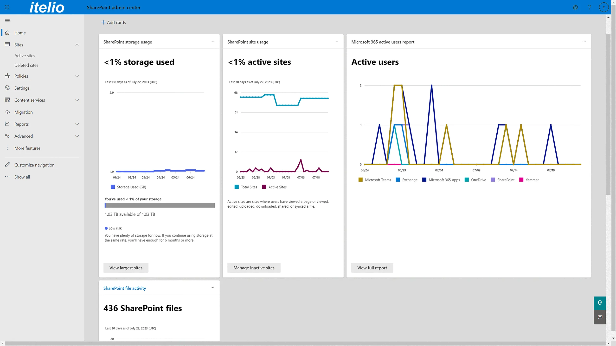 SharePoint Online file server migration screenshot