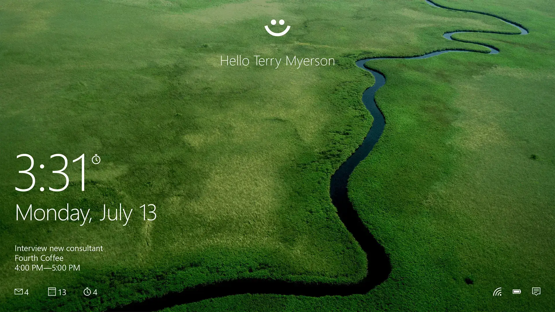 Windows Hello for Business Anmeldung mit Gesichtserkennung