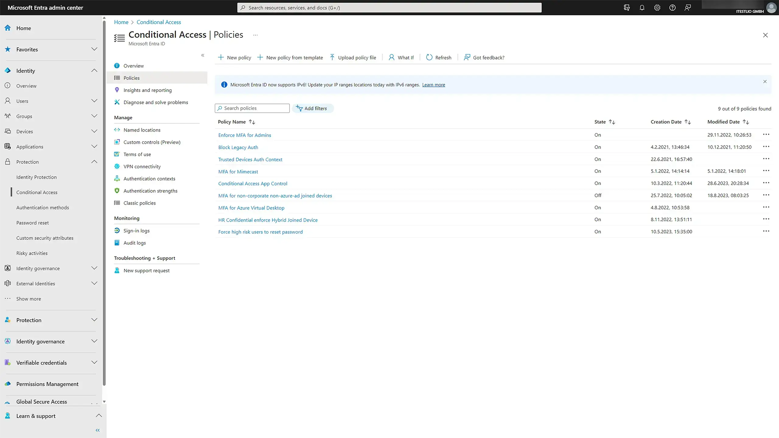 Microsoft Entra Conditional Access Richtlinien