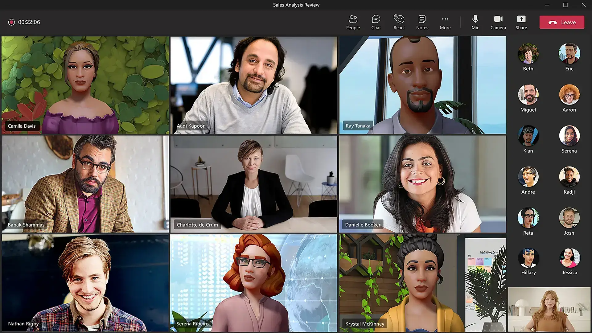 Videokonferenzen in Microsoft Teams