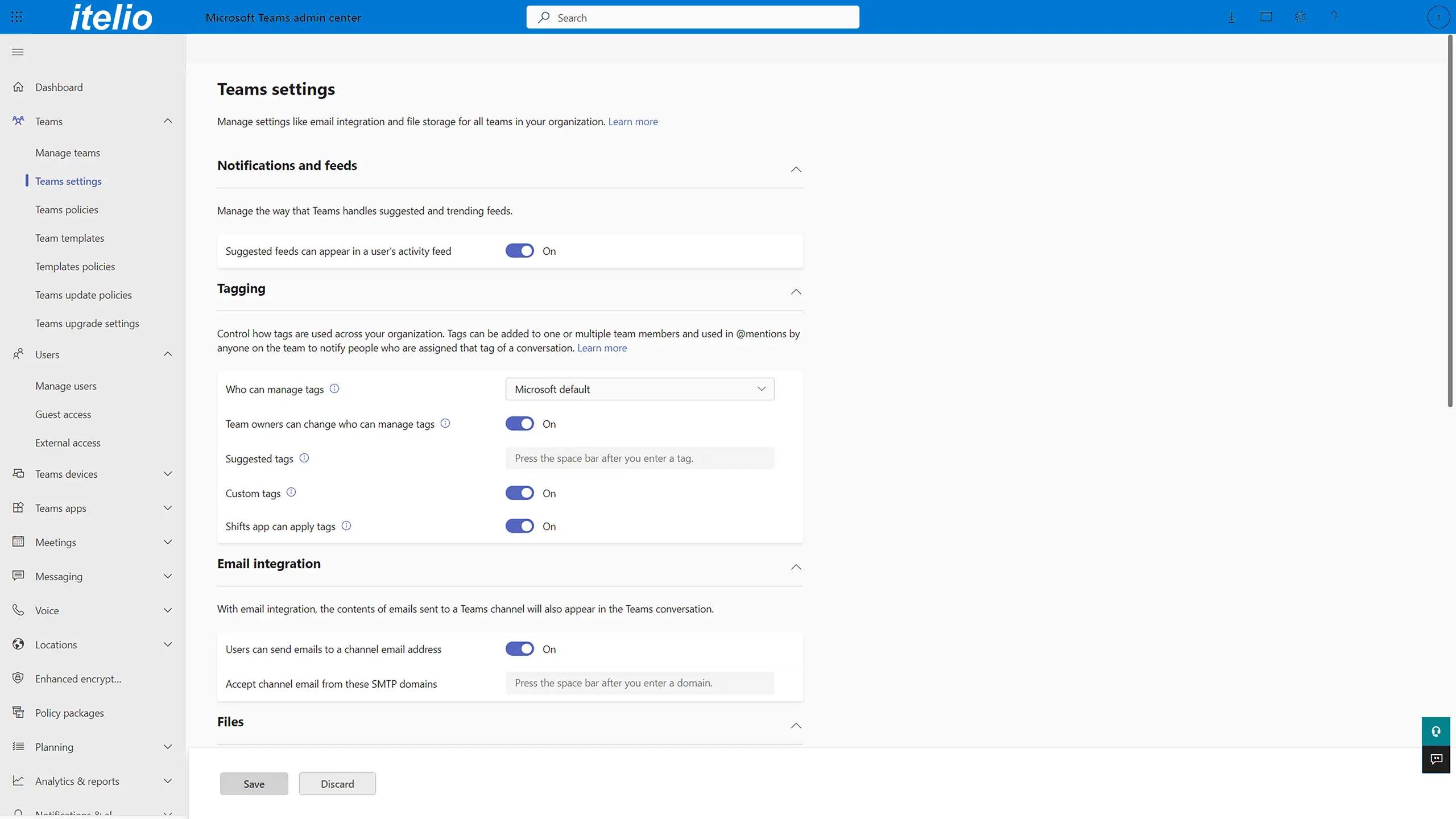 Microsoft Teams Admin Center