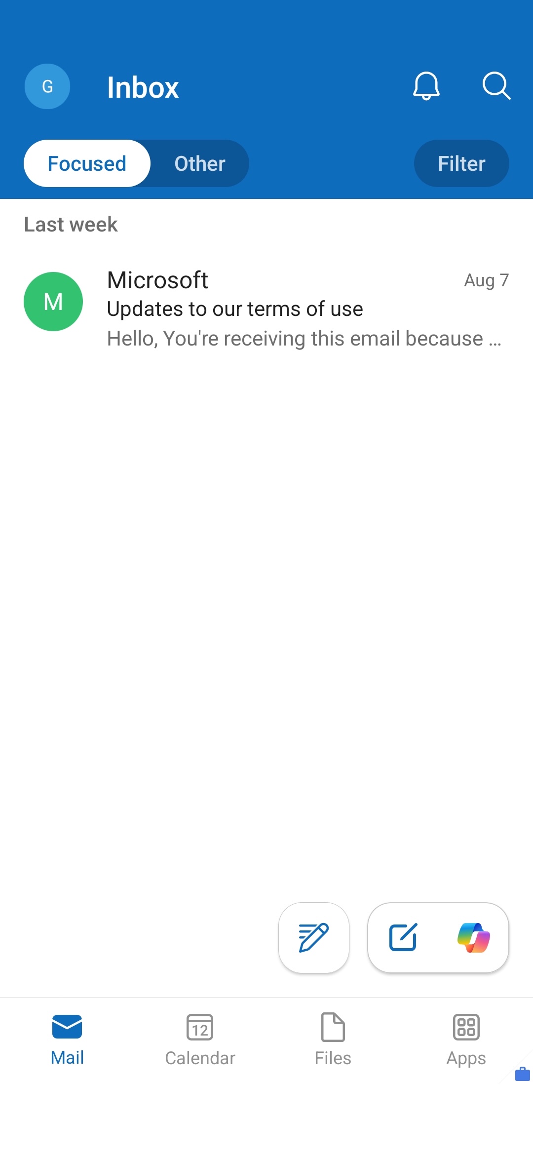 user settings