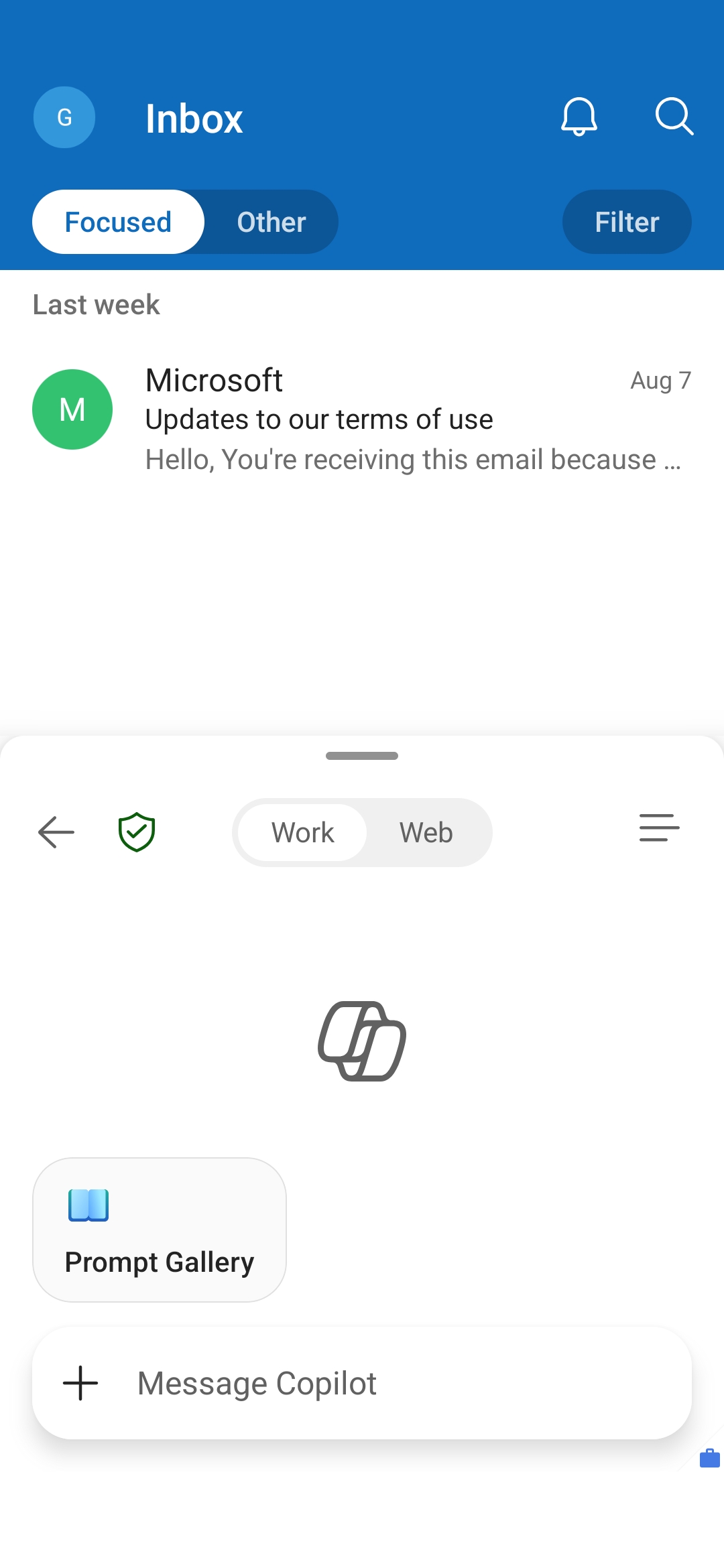 user settings