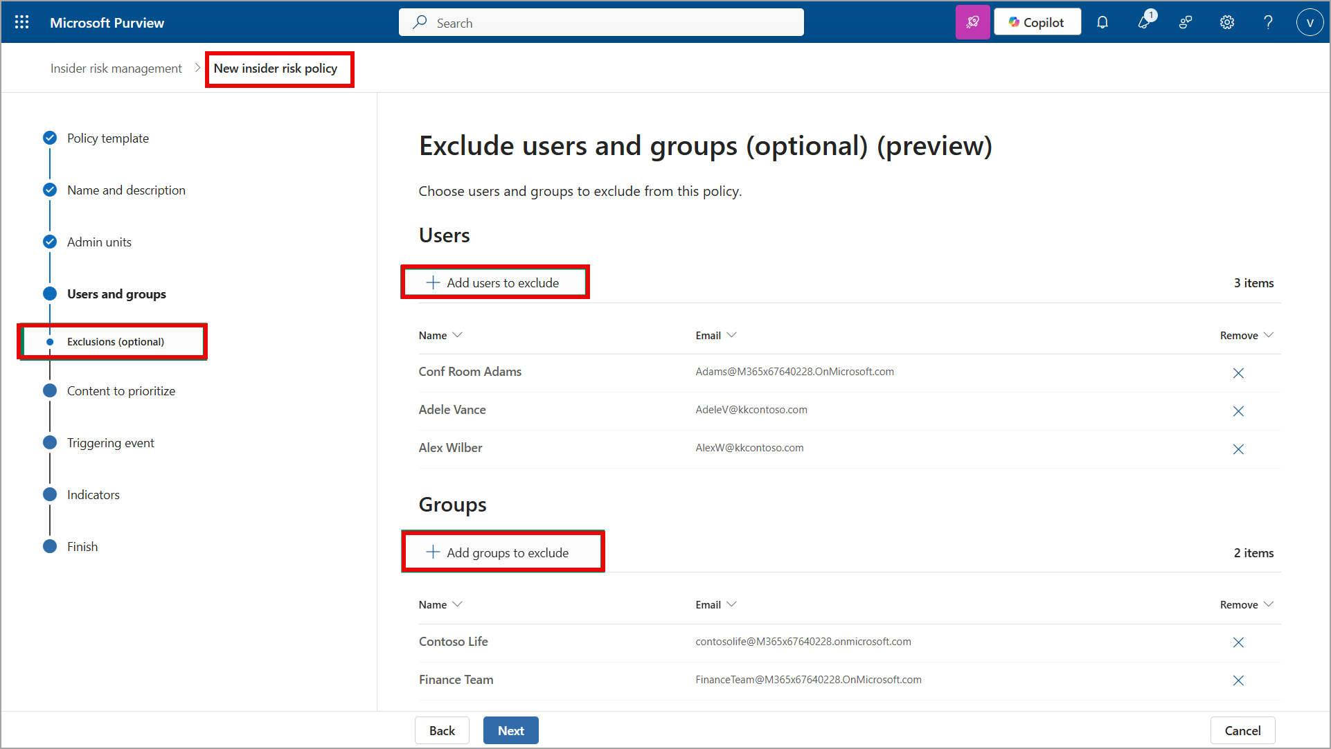 admin controls