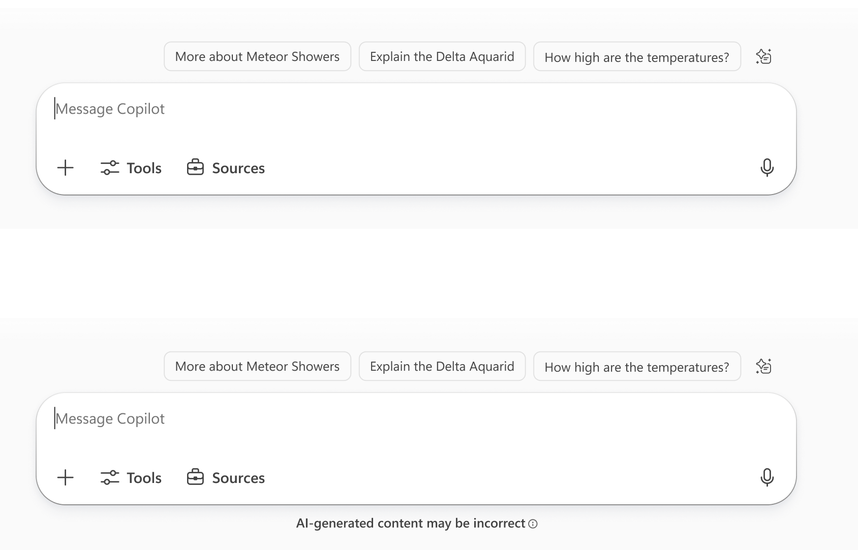 user settings