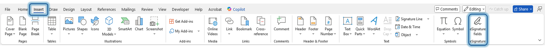 user settings