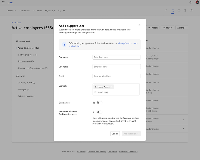 Benutzereinstellungen