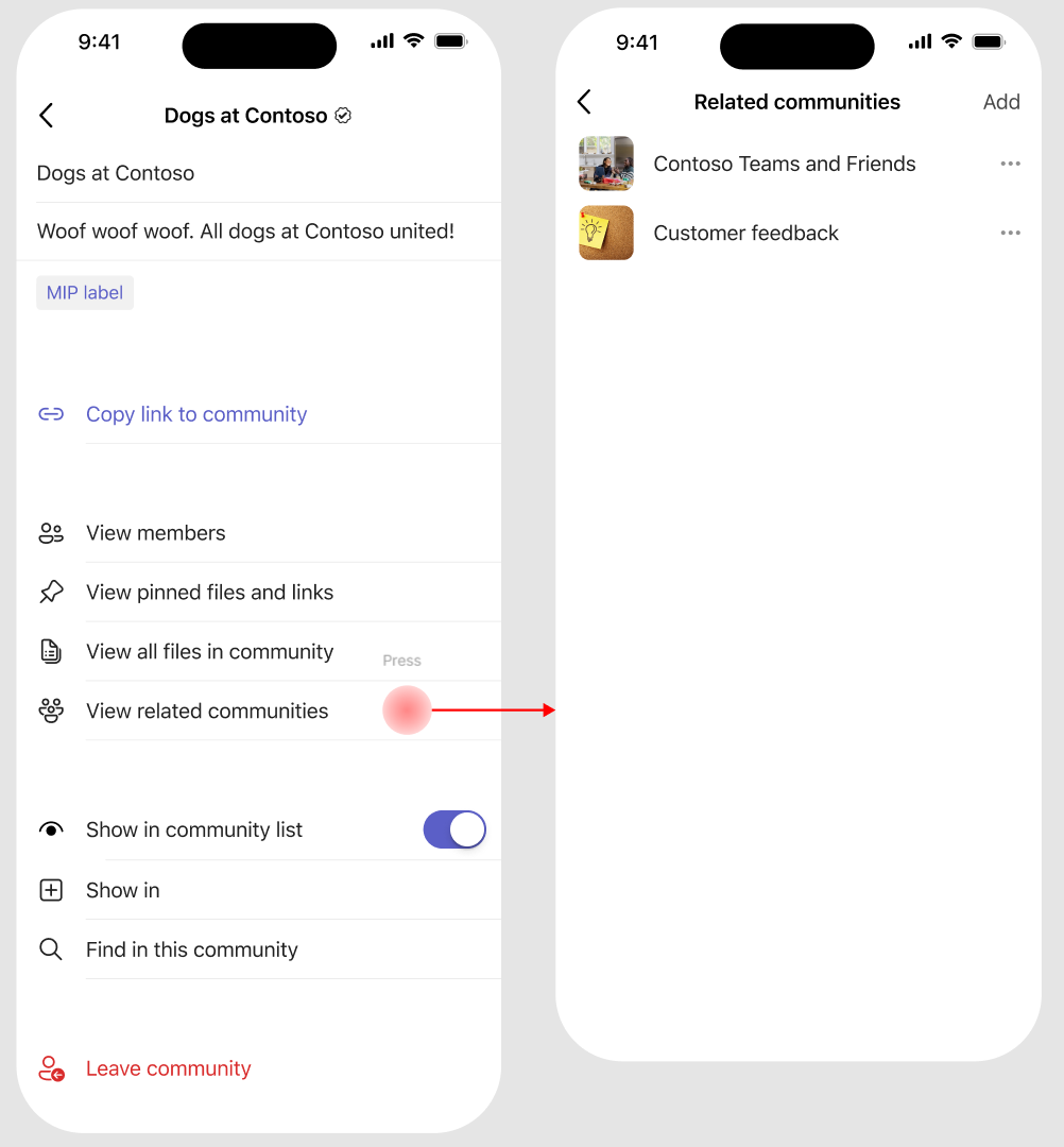user settings