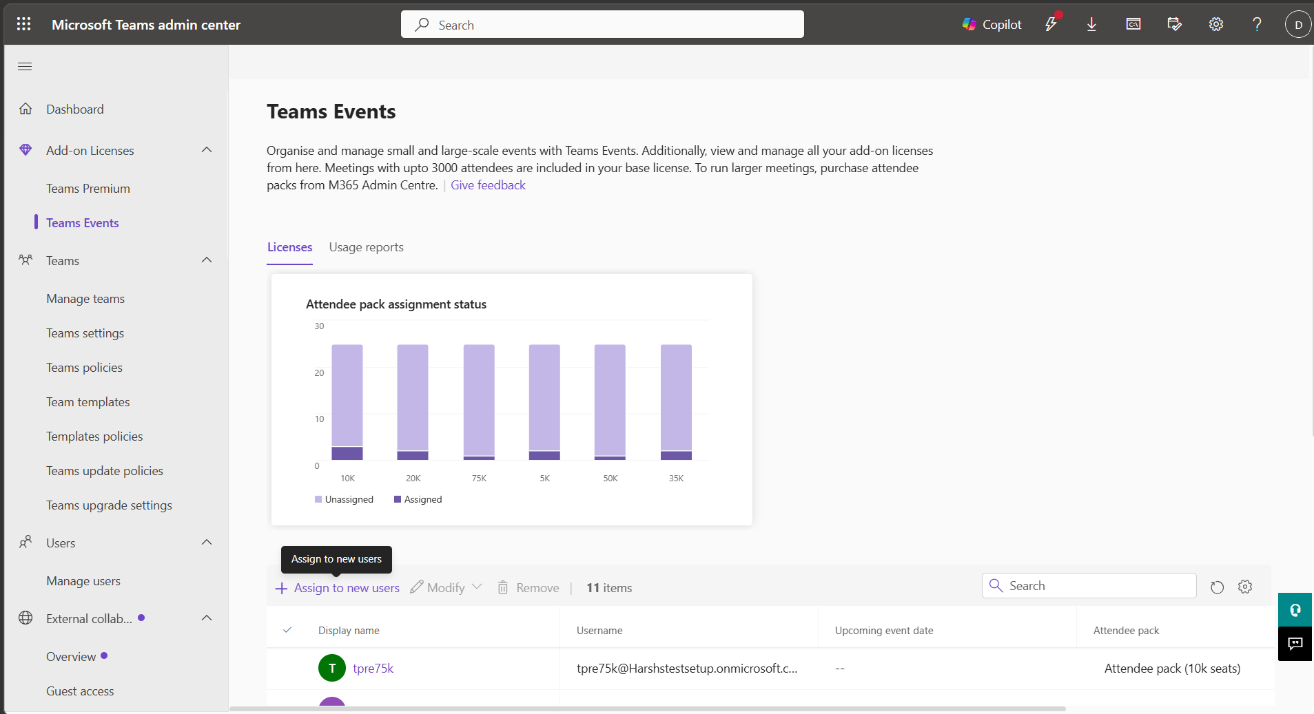 Microsoft Teams Events Attendee pack Zuordnungserfahrung.