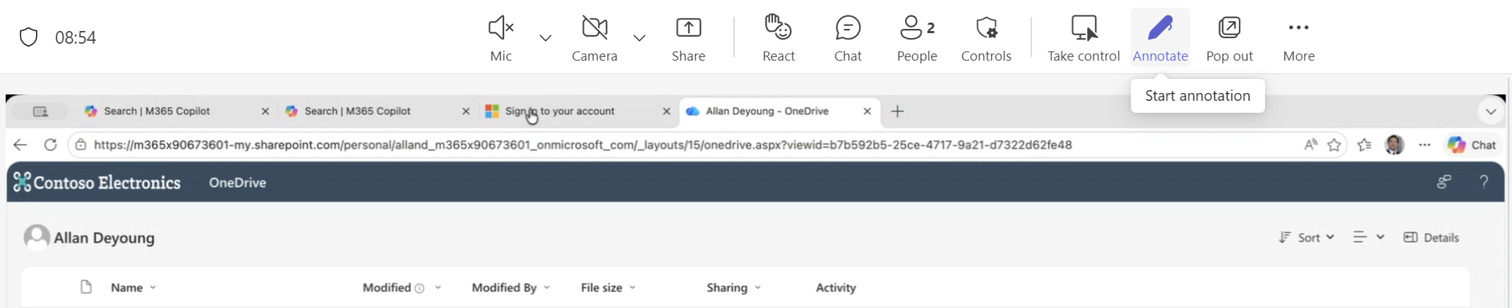 user controls