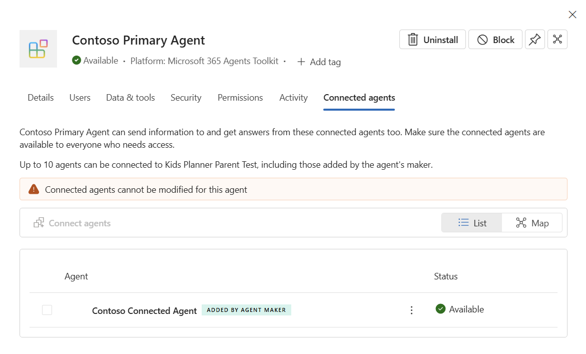 Microsoft 365 Agents Verwaltung