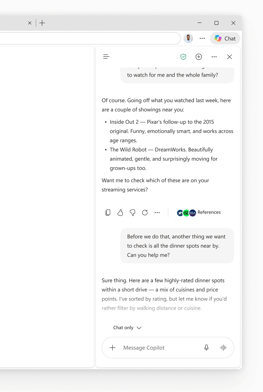 Copilot Update Screenshot